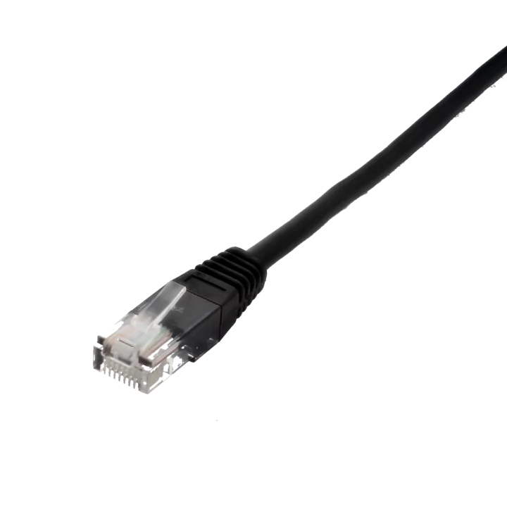 Cablu UTP Cat5e patch cord 7.5m RJ45 tata-tata negru Well