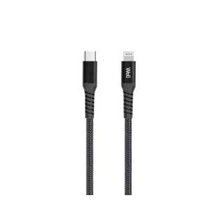 Cablu de date si incarcare USC TYPE C - iPhone Lightning 1m PD certificat MFI negru Well