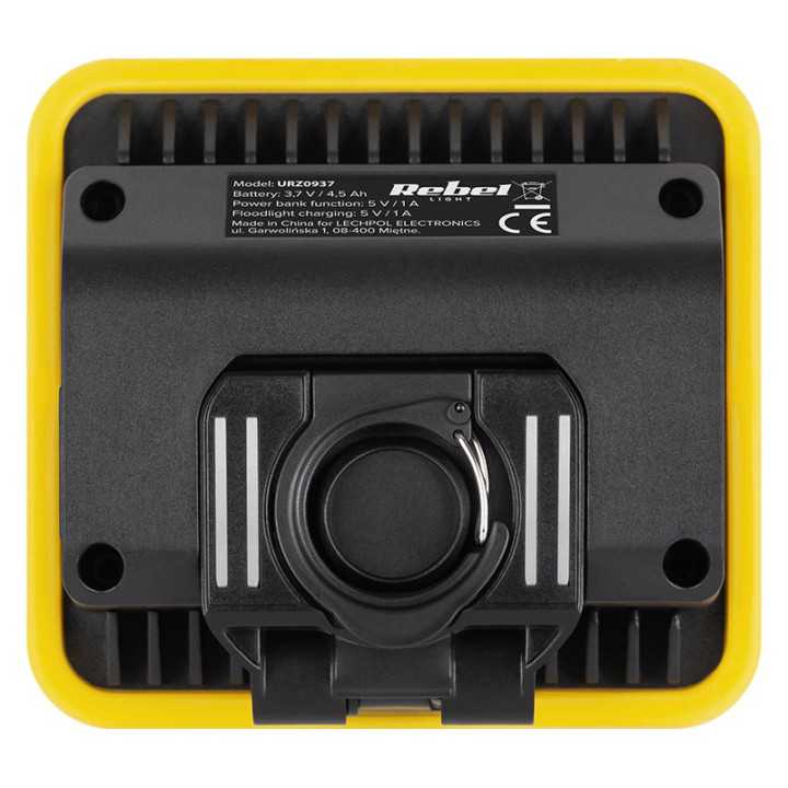 Reflector 10W LED 1000lm 4000K cu acumulator 3.7V 4.5Ah REBEL