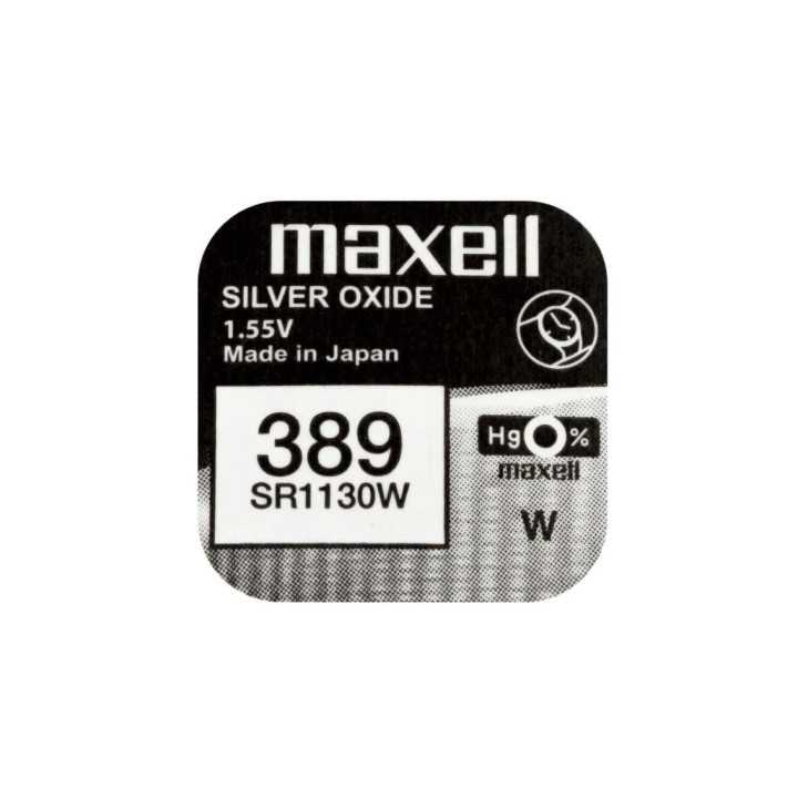 Baterie ceas Maxell SR1130W V389 AG10 1.55V oxid de argint 1buc