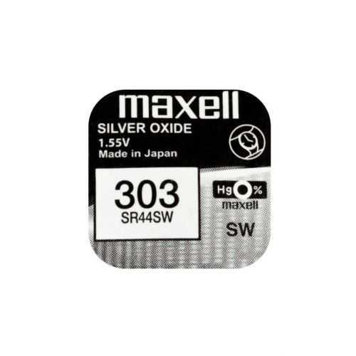 Baterie ceas Maxell SR44SW V303 AG13 1.55V oxid de argint 1buc