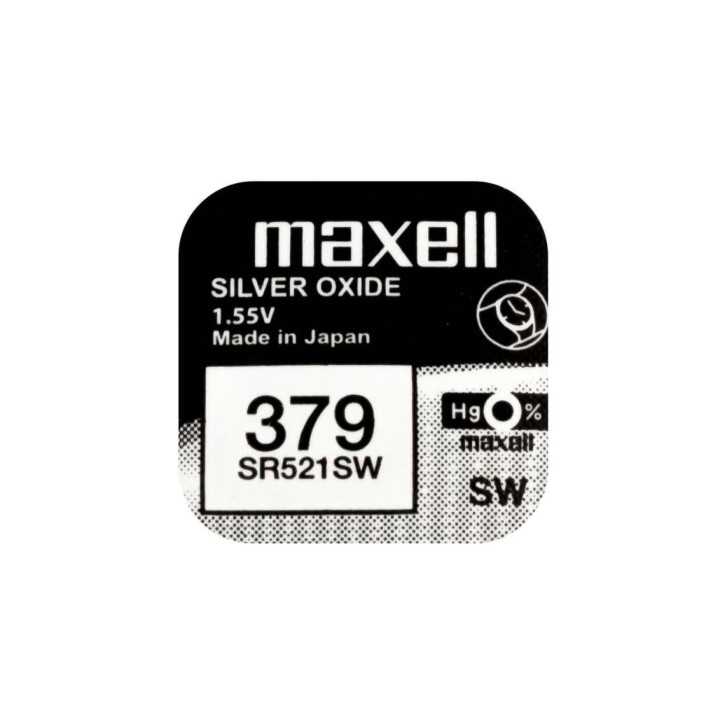Baterie ceas Maxell SR521SW V379 AG0 1.55V oxid de argint 1buc
