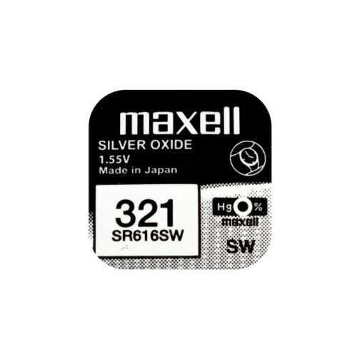 Baterie ceas Maxell SR616SW V321 SR65 1.55V oxid de argint 1buc