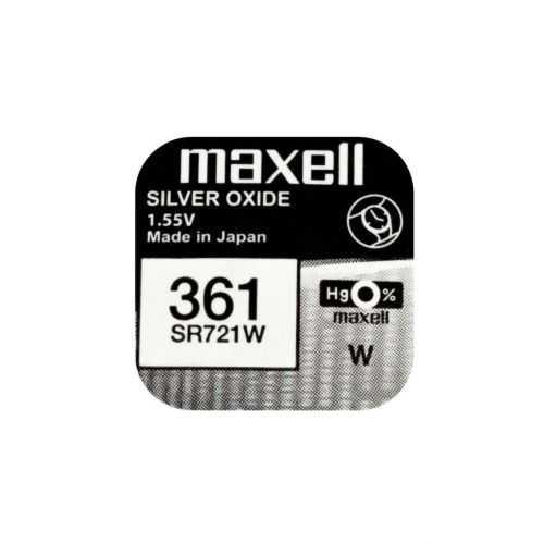 Baterie ceas Maxell SR721W V361 SR58 1.55V oxid de argint 1buc