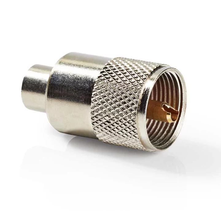 Mufa metal UHF cablu coaxial RG58 1buc PL259 Nedis