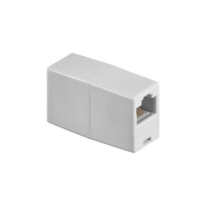 Adaptor prelungire RJ45 mama-mama 8p8c cat5 alb Goobay