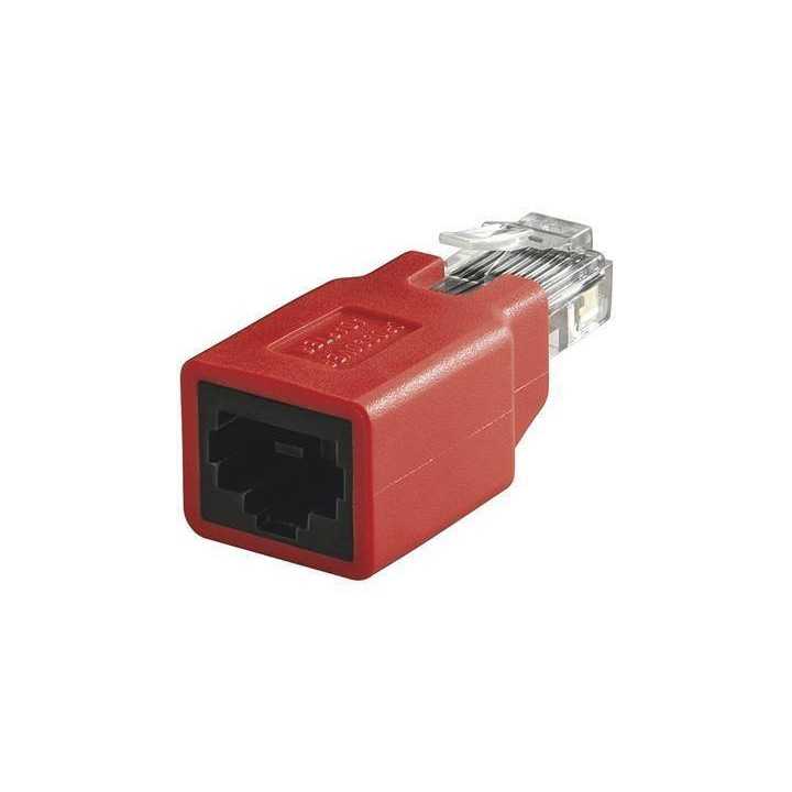 Adaptor crossover RJ45 tata la RJ45 mama Goobay