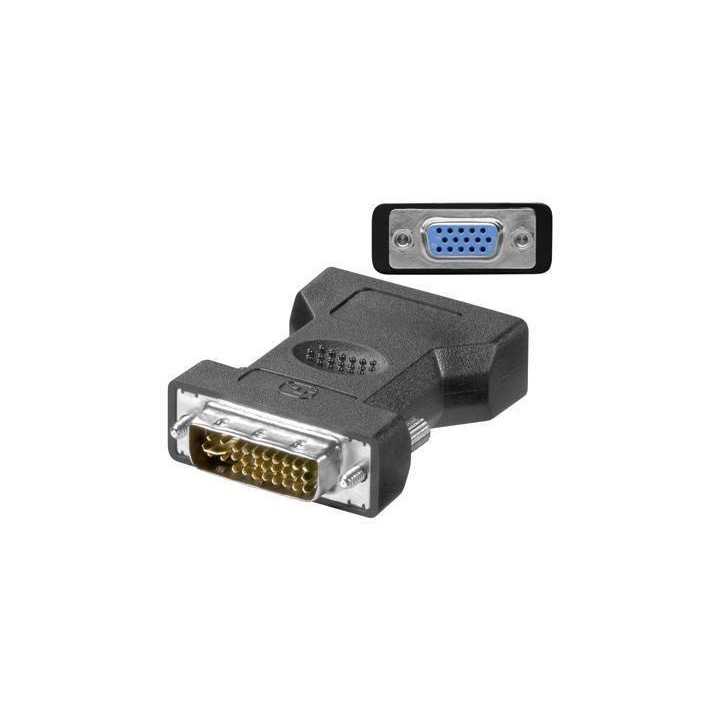 Adaptor DVI-I 24+5 la VGA mama Goobay
