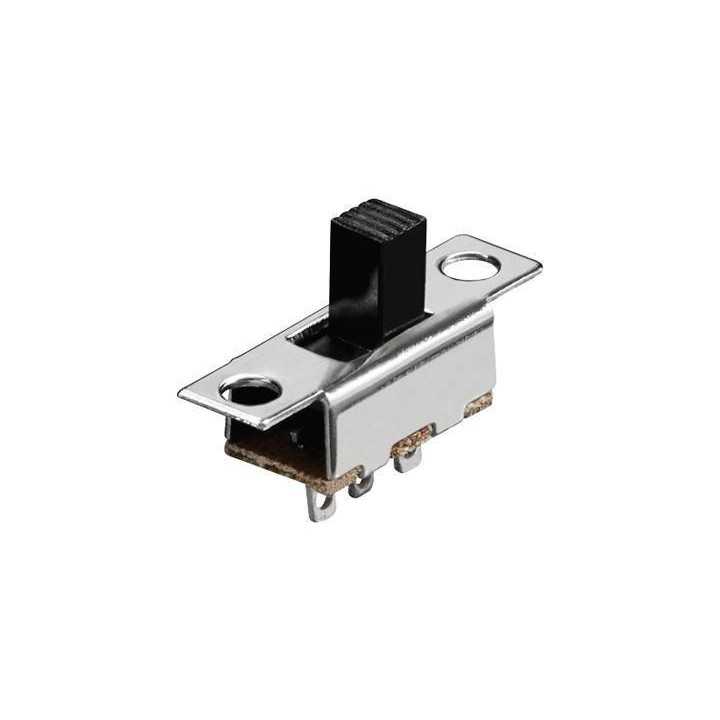 Comutator glisant 1x UM 3 pini 11.4x6mm ON-ON Goobay