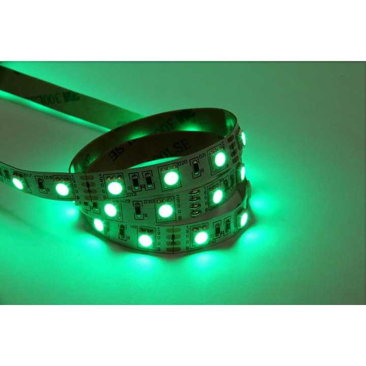 Banda LED SMD5050 RGB IP20 5m 12V 60LED/m 14.4W/m Well LEDSTRGB-5050-126010D202/5-WL