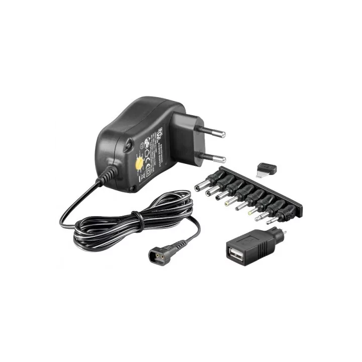 Alimentator 3-12V 1A 9 mufe Goobay
