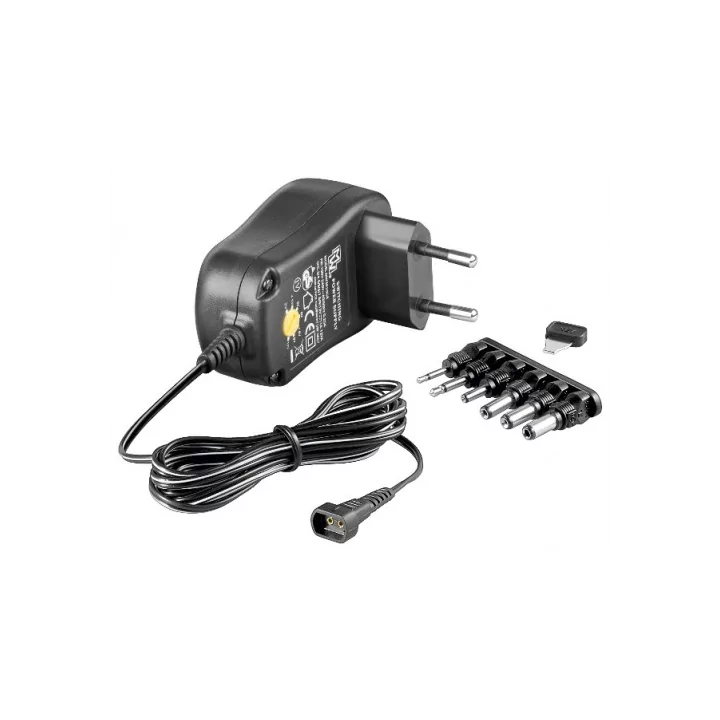 Alimentator 3-12V 1A 6 mufe Goobay