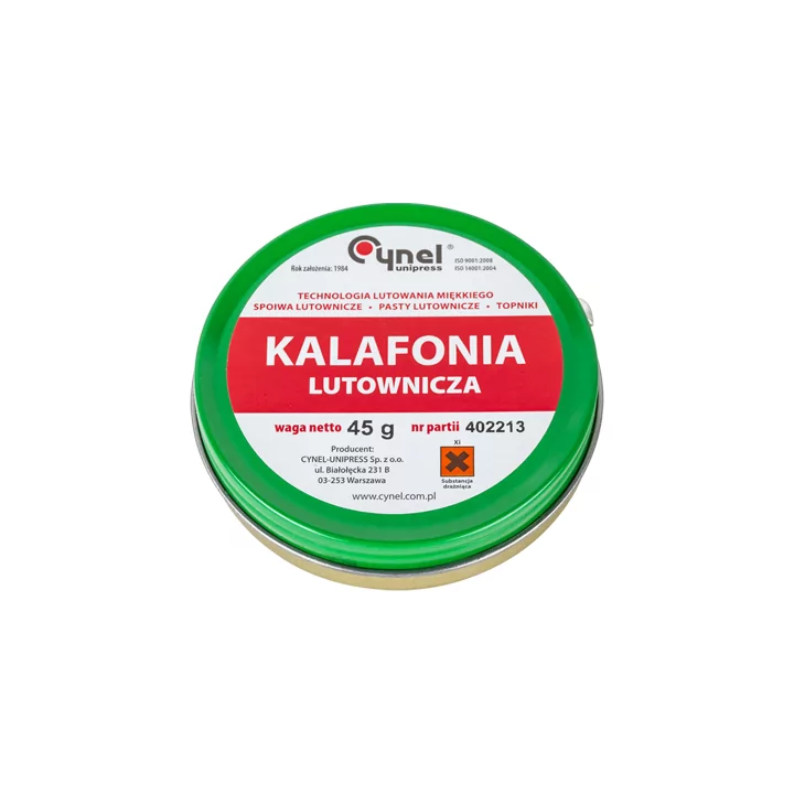 Colofoniu 45gr curata suprafetele ce urmeaza a fi lipite Cynel