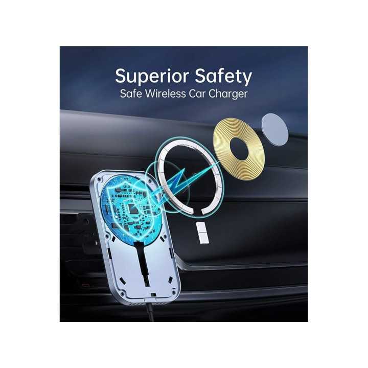 Incarcator auto wireless Magsafe Choetech T200-F