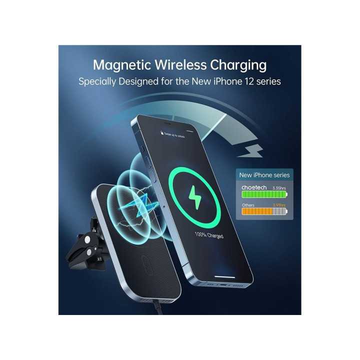 Incarcator auto wireless Magsafe Choetech T200-F