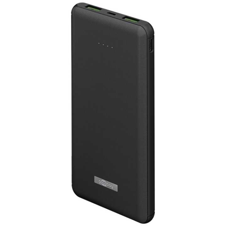 Power Bank acumulator extern wireless 10000mAh USB TYPE C PD QC3.0 Fast Charger Goobay