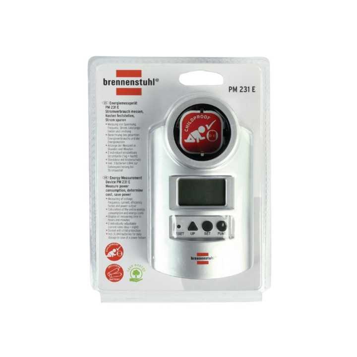 Priza cu masurarea energiei consumate 16A 3600W Brennenstuhl PM231