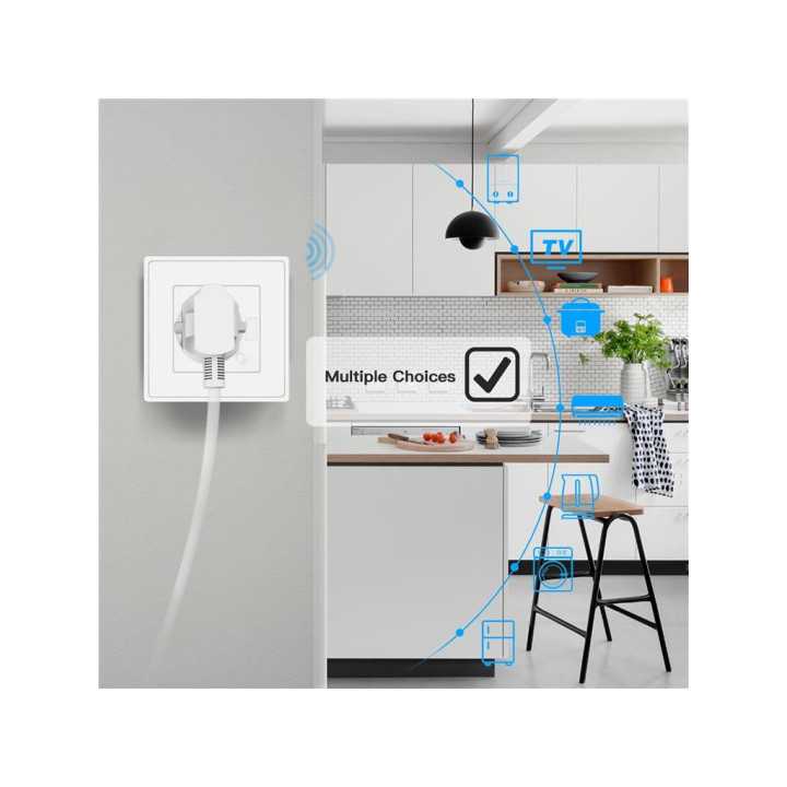 Priza Smart WiFi Woox R4054 10A montare in doza perete