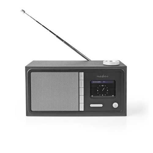 Radio cu internet FM Bluetooth telecomanda 18W negru Nedis