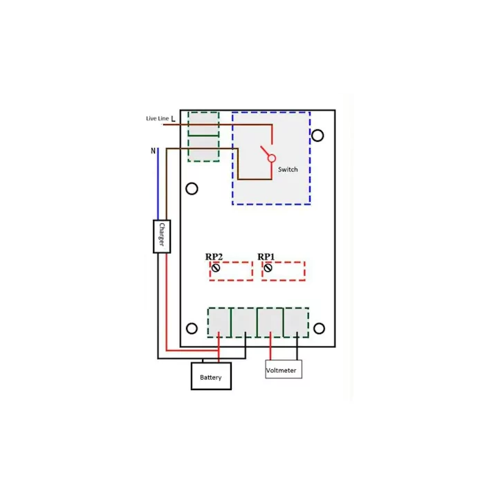 Modul VRLAB incarcare acumulatori plumb acid-gel 12V