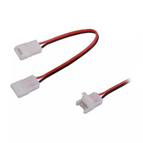Cablu adaptor conector banda LED 10mm - dual V-TAC