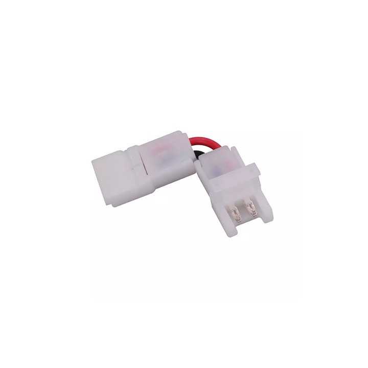 Cablu adaptor conector banda LED 8mm forma L V-TAC