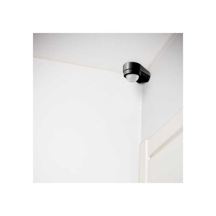 Senzor de miscare pe colt 240 grade 1200W 10m negru V-TAC