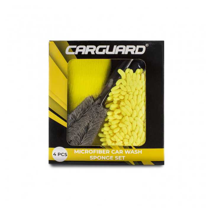 Set burete cu microfibre si perie Carguard