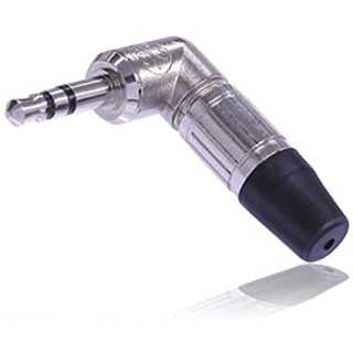 Conector Jack 3.5 mm stereo tata in unghi de 90 grade Neutrik NTP3RC