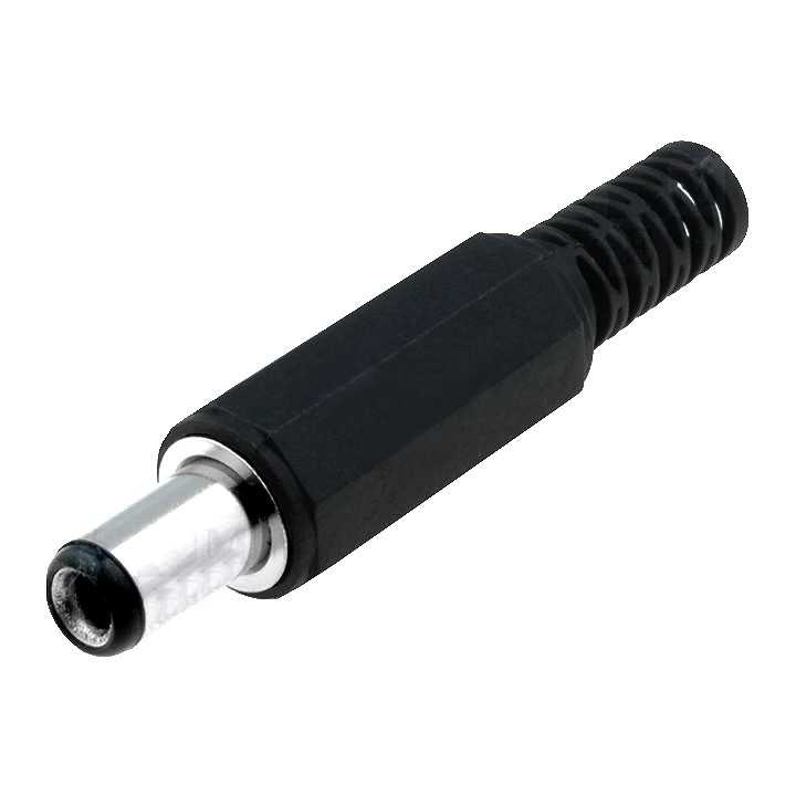 Mufa alimentare DC tata 5.5x2.1 mm 9mm pe cablu PC-2.1/5.5