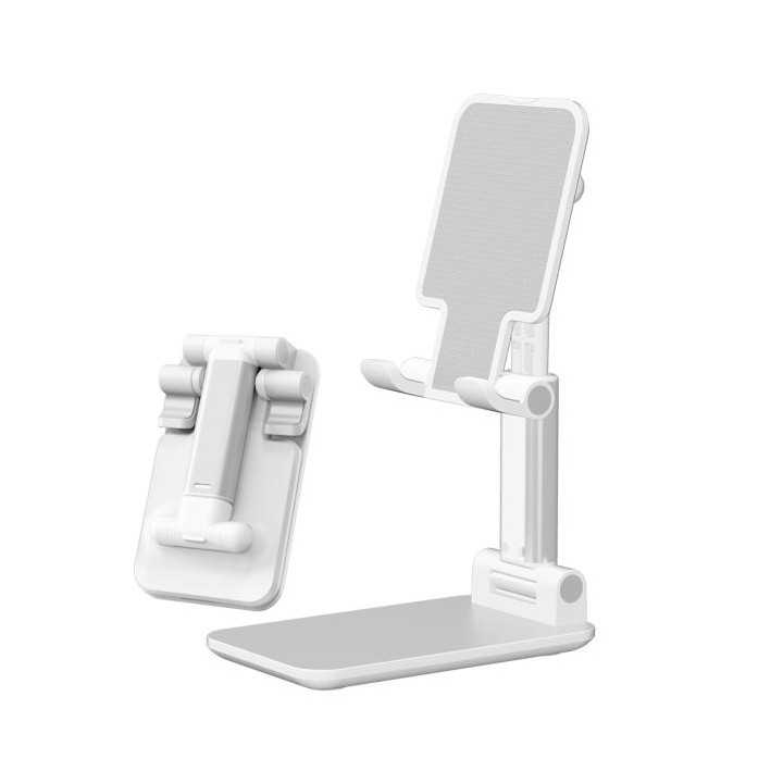 Suport reglabil de birou pentru telefon si tableta alb Choetech H88-WH-HW