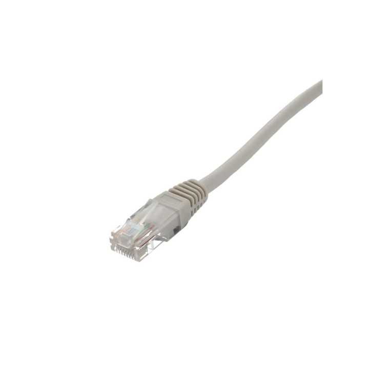 Cablu UTP Cat5e patch cord 0.25m RJ45-RJ45 gri Well