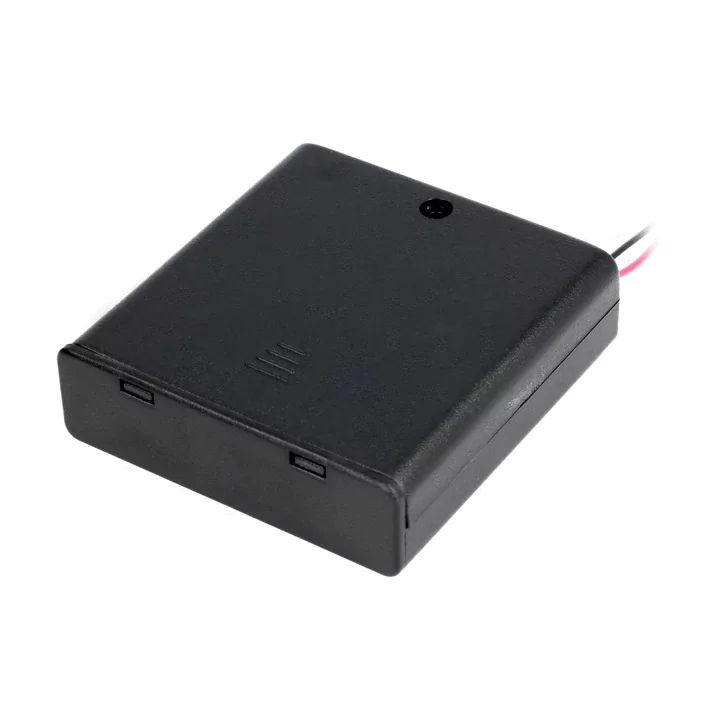 Suport 4x AA R6 cu cabluri 150mm COMF SBH-341-1AS