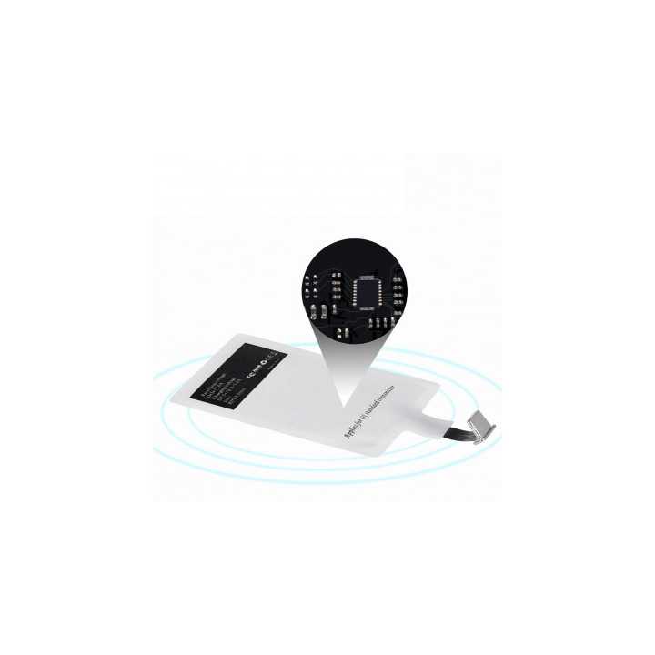 Receptor wireless Qi pentru Apple iPhone alb Choetech WP-IP-301WH