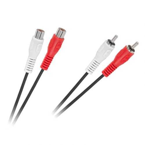 Cablu prelungitor 2x RCA 5m mama-tata Cabletech KPO2661-5