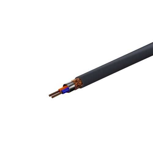 Cablu Profesional audio Jack 3.5 mm - 2x RCA 1m cupru OFC Clicktronic 70465