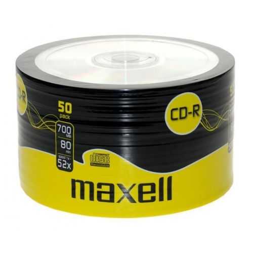 CD-R 700MB 52X 50buc pe folie Maxell