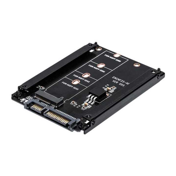 Adaptor M.2 - SATA 1x slot negru Orico S22TM2