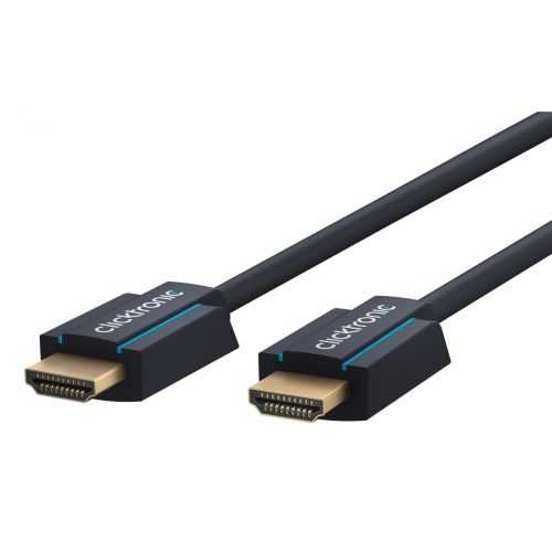 Cablu Profesional HDMI - HDMI 20m Ultra HD 4K 30Hz cu Ethernet OFC AWG24 aurit Clicktronic 70310
