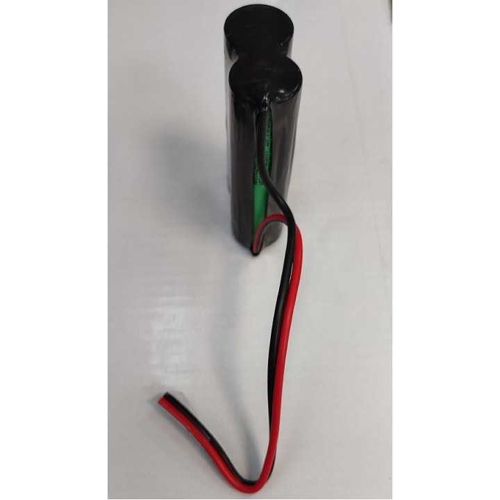 Pachet acumulator Li-ion 2x 18650 3.7V 5000mAh 20A cu fire terminale Samsung INR18650-25R