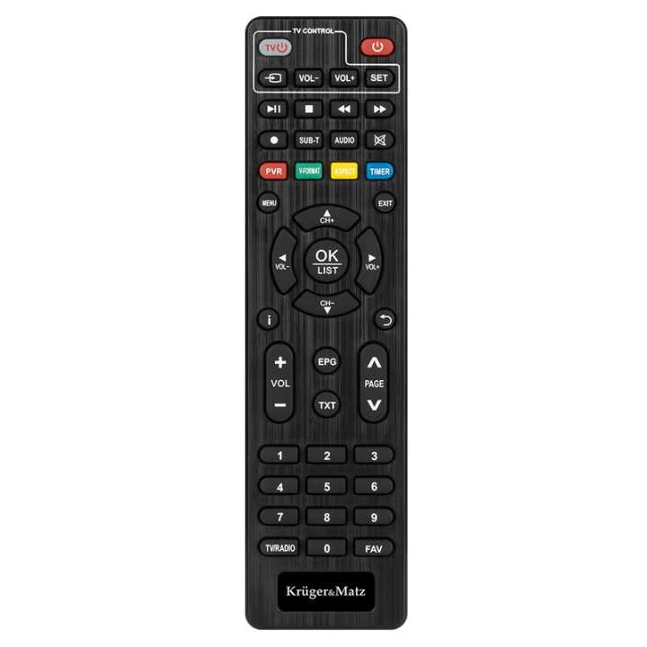 Tuner DVB-T2 HEVC H.265 HDMI Kruger&Matz KM9999