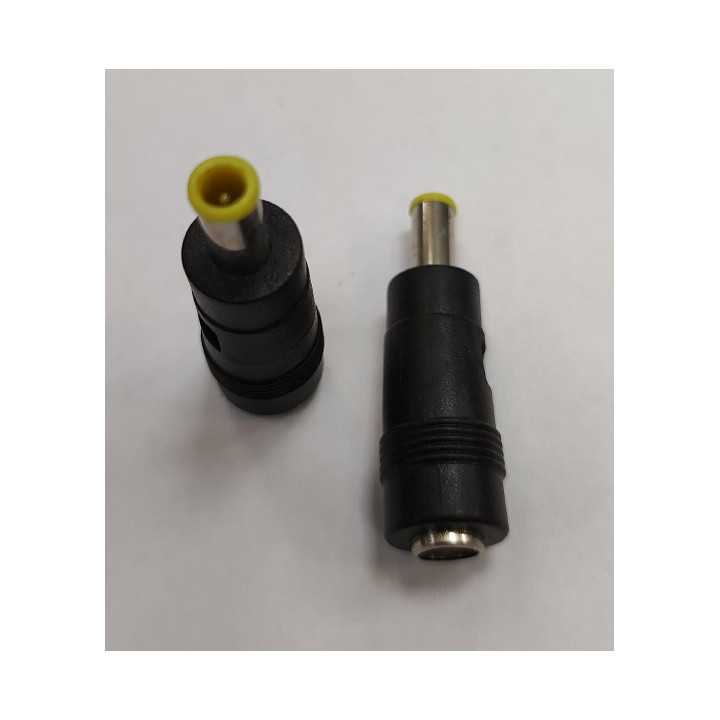 Mufa adaptoare alimentare DC 2.1x5.5 mm mama la 5.5x1.1 mm cu Pin in interior tata