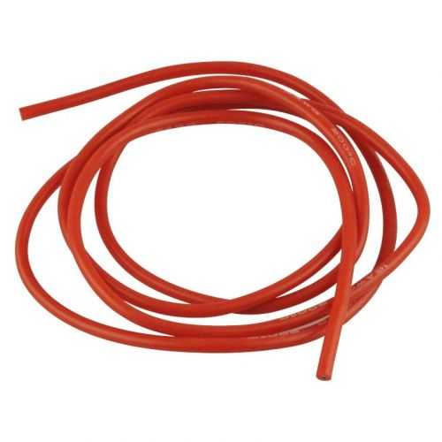 Cablu siliconic multifilar 12AWG 3.31mm2 rosu 1m liniar