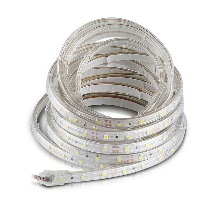 Banda LED IP65 3528 60 verde 4.8W/m 5m V-TAC