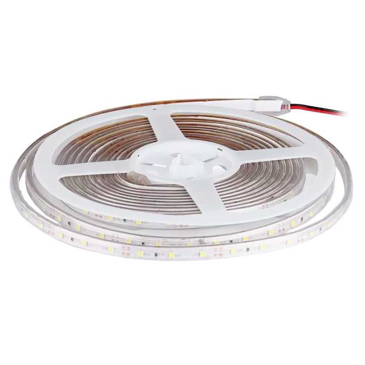 Banda LED IP65 3528 60 verde 4.8W/m 5m V-TAC