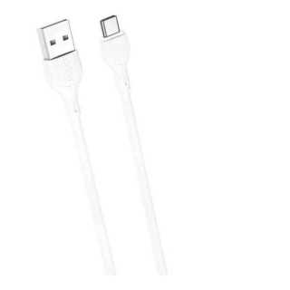 Cablu USB TYPE C - USB Alb 2m 2A XO NB200-2M