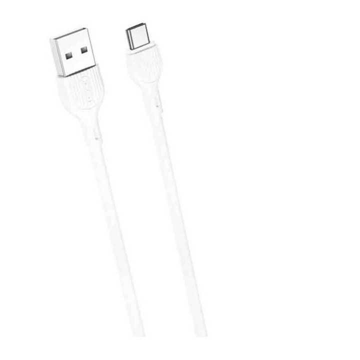Cablu USB TYPE C - USB Alb 2m 2A XO NB200-2M