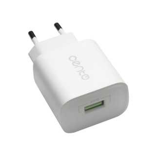Adaptor incarcator Smart Priza 1x USB QC3.0 3A 18W alb CENTO P101