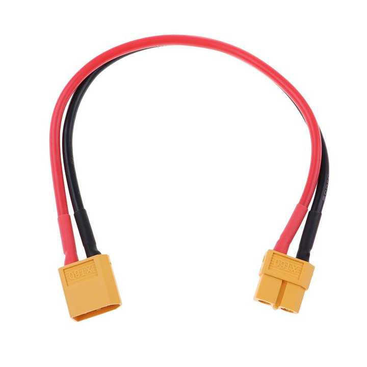 Set prelugitor mufa XT30 tata mama cu cablu siliconic 16AWG 10cm max 15A 500V