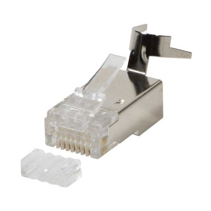 Mufa RJ45 Cat6a Cat7 Cat7a Cat8.1 ecranata 8p8c 1.2-1.45mm 22-24AWG LOGILINK MP003